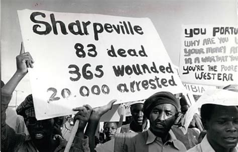 La rivolta di Sharpeville; un momento cruciale nella lotta contro l'apartheid in Sudafrica e la nascita di un leader carismatico